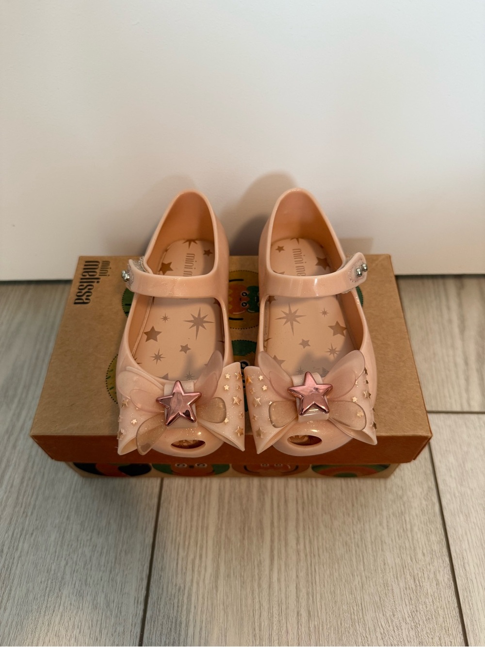 Mini Melissa Girls’ Blush Pink Jelly Shoes (Size 7C)